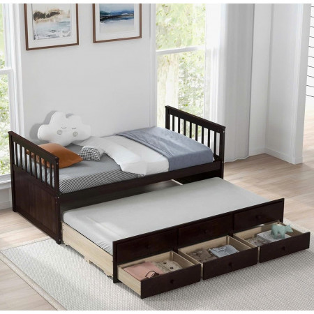 092 Eps : Giường 2 Tầng Kéo - 1m / 1m